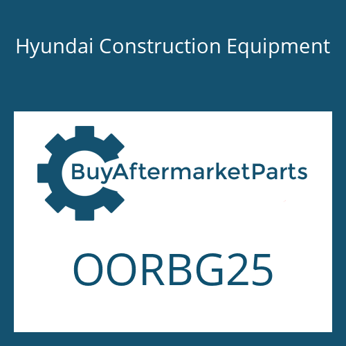 Hyundai Construction Equipment OORBG25 - O-RING, R.C.V PEDAL