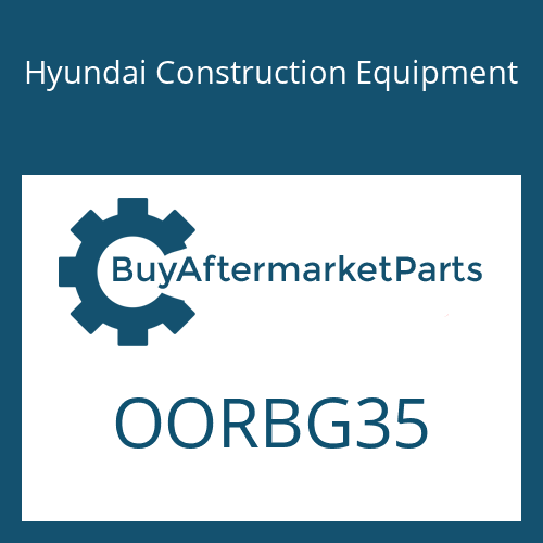 Hyundai Construction Equipment OORBG35 - O-RING