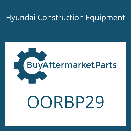 Hyundai Construction Equipment OORBP29 - O-RING