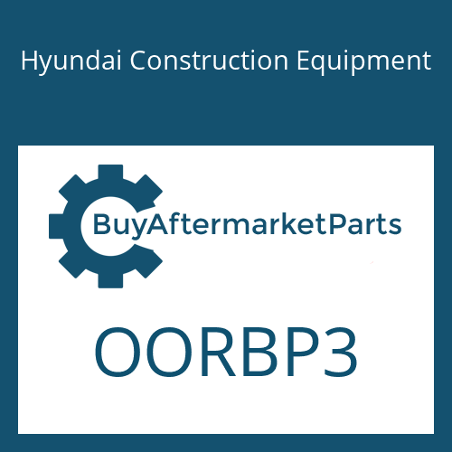 Hyundai Construction Equipment OORBP3 - O-RING