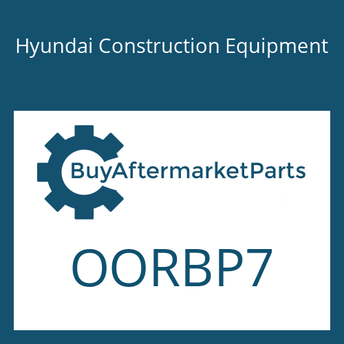 Hyundai Construction Equipment OORBP7 - O-RING