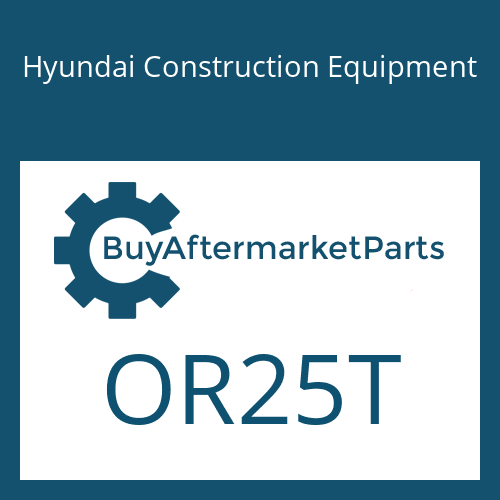 Hyundai Construction Equipment OR25T - O-RING