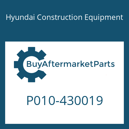 Hyundai Construction Equipment P010-430019 - CONNECTOR