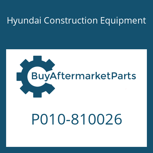 Hyundai Construction Equipment P010-810026 - CONNECTOR