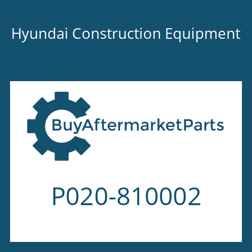 Hyundai Construction Equipment P020-810002 - ELBOW-90