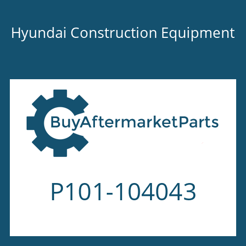 Hyundai Construction Equipment P101-104043 - CONNECTOR-LONG