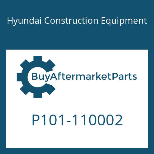 P101-110002 Hyundai Construction Equipment CONNECTOR