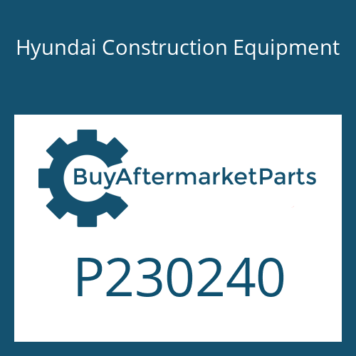 Hyundai Construction Equipment P230240 - BEARING