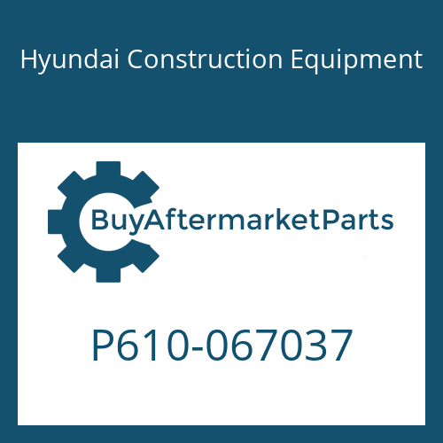 Hyundai Construction Equipment P610-067037 - HOSE,LOWER HYD.LINES