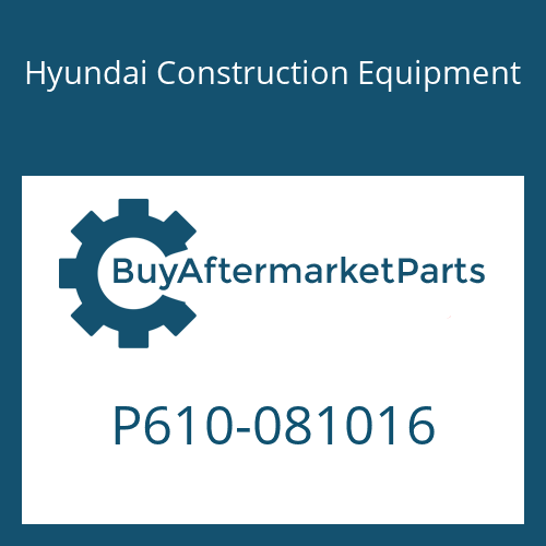 Hyundai Construction Equipment P610-081016 - HOSE ASSY-THD OX45 PF1/2x800