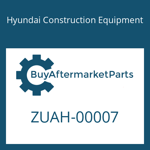 Hyundai Construction Equipment ZUAH-00007 - RETAINER-SPRING