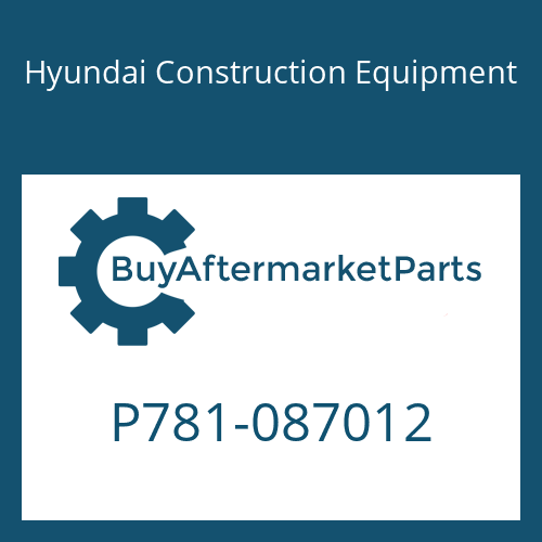 Hyundai Construction Equipment P781-087012 - HOSE ASSY-THD 90X90