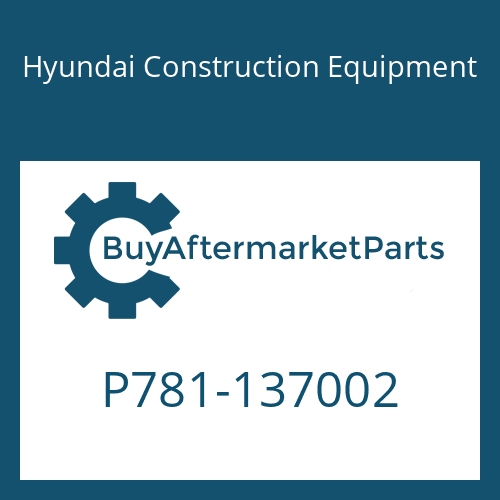 P781-137002 Hyundai Construction Equipment STRIP-WEATHER/METER