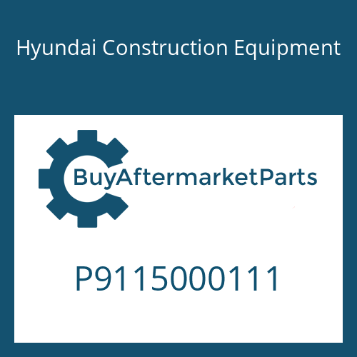 Hyundai Construction Equipment P9115000111 - SEAL-OIL