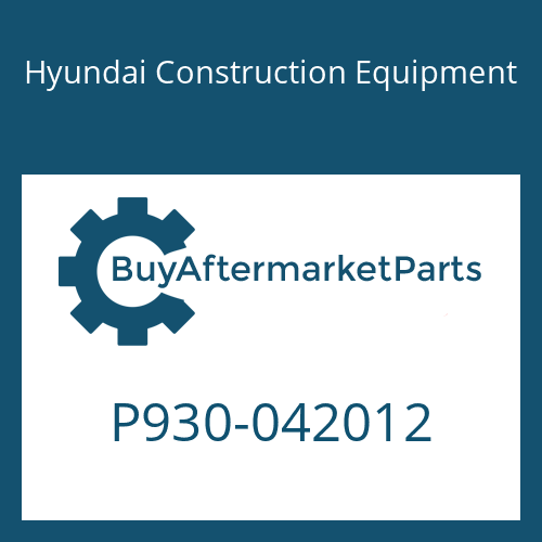 Hyundai Construction Equipment P930-042012 - HOSE ASSY-ORFS&THD