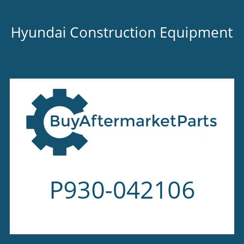 Hyundai Construction Equipment P930-042106 - HOSE ASSY-ORFS&THD