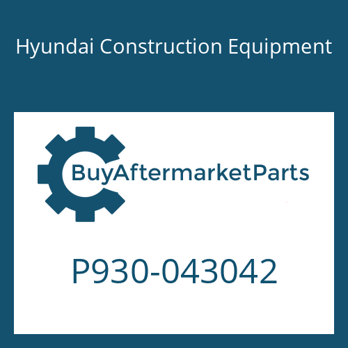 P930-043042 Hyundai Construction Equipment HOSE ASSY-ORFS&THD