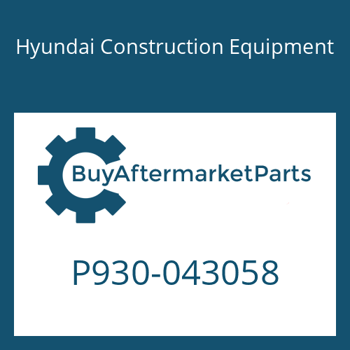 Hyundai Construction Equipment P930-043058 - HOSE ASSY-ORFS&THD