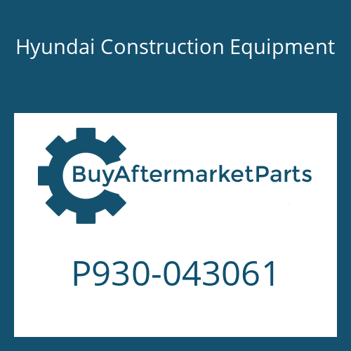 Hyundai Construction Equipment P930-043061 - HOSE ASSY-ORFS&THD