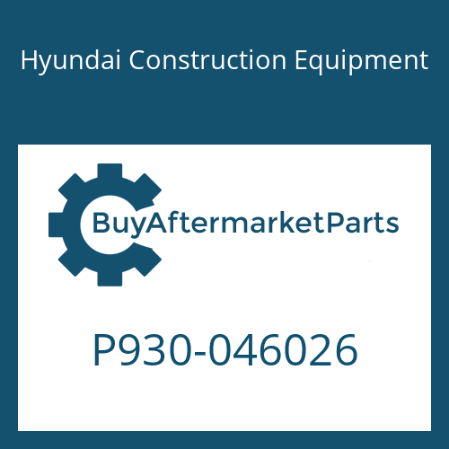 Hyundai Construction Equipment P930-046026 - HOSE ASSY-ORFS&THD