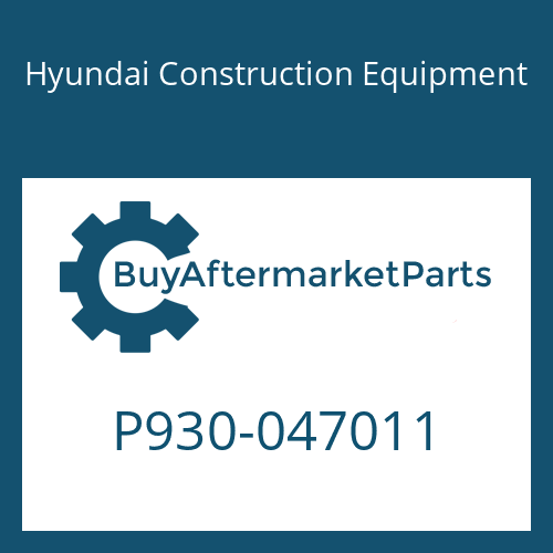 Hyundai Construction Equipment P930-047011 - HOSE ASSY-ORFS&THD