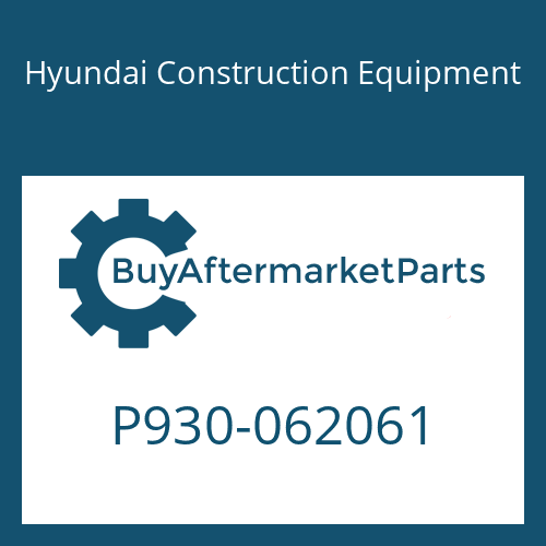Hyundai Construction Equipment P930-062061 - HOSE ASSY-ORFS&THD