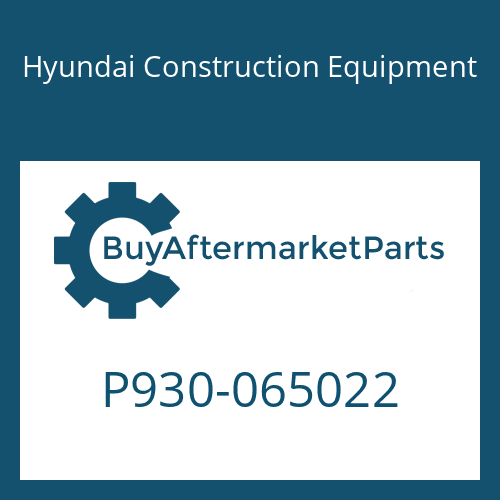 Hyundai Construction Equipment P930-065022 - HOSE ASSY-ORFS&THD