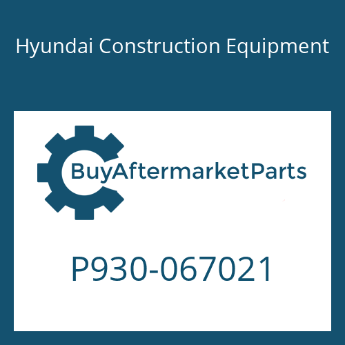 Hyundai Construction Equipment P930-067021 - HOSE ASSY-ORFS&THD