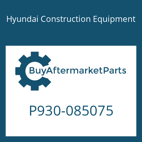 Hyundai Construction Equipment P930-085075 - HOSE ASSY-ORFS&THD