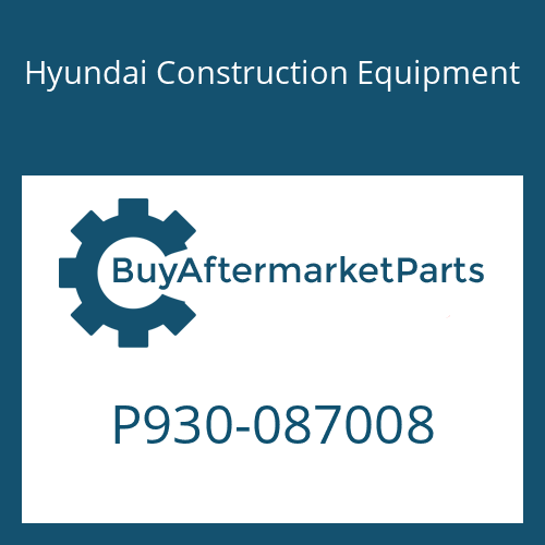Hyundai Construction Equipment P930-087008 - HOSE ASSY-ORFS&THD