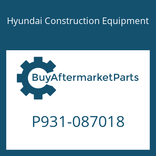 Hyundai Construction Equipment P931-087018 - HOSE ASSY-ORFS&THD