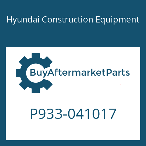 Hyundai Construction Equipment P933-041017 - HOSE ASSY-ORFS&THD