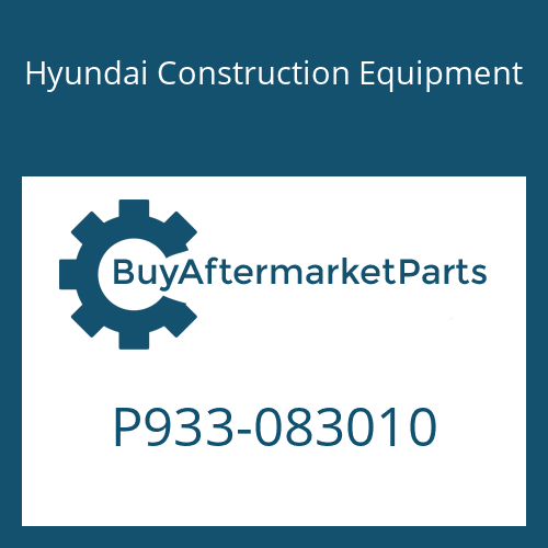 Hyundai Construction Equipment P933-083010 - HOSE ASSY-ORFS&THD