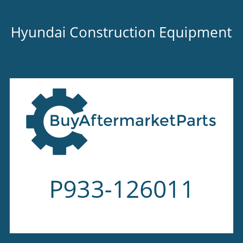 Hyundai Construction Equipment P933-126011 - HOSE ASSY-ORFS&THD