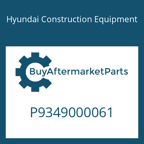 Hyundai Construction Equipment P9349000061 - WASHER-LOCK