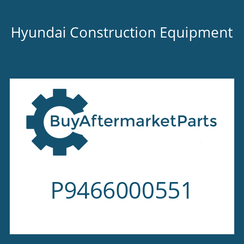 Hyundai Construction Equipment P9466000551 - WASHER