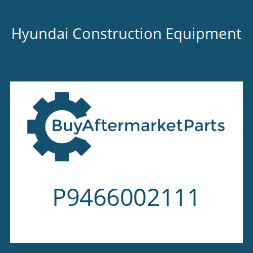 Hyundai Construction Equipment P9466002111 - NUT