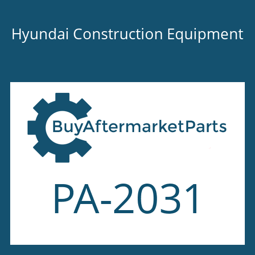 Hyundai Construction Equipment PA-2031 - SEAL-CAP