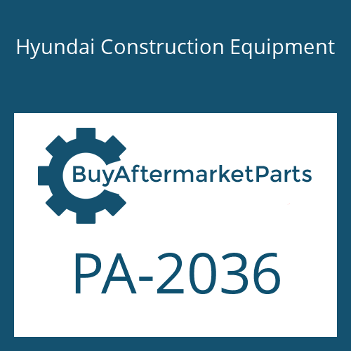 Hyundai Construction Equipment PA-2036 - LINER