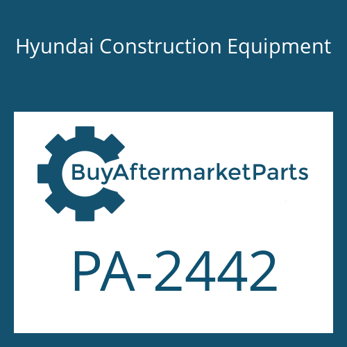 Hyundai Construction Equipment PA-2442 - SEAL-DUST