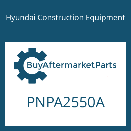 Hyundai Construction Equipment PNPA2550A - NAME PLATE