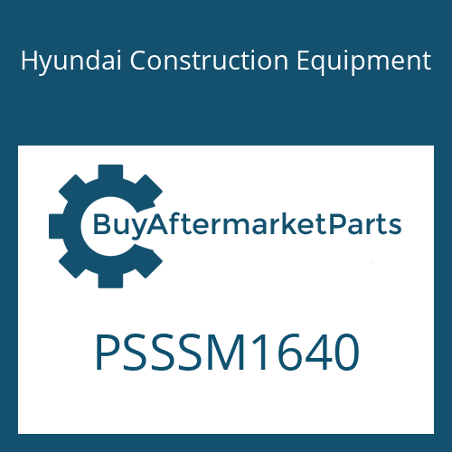 Hyundai Construction Equipment PSSSM1640 - SCREW-HEX