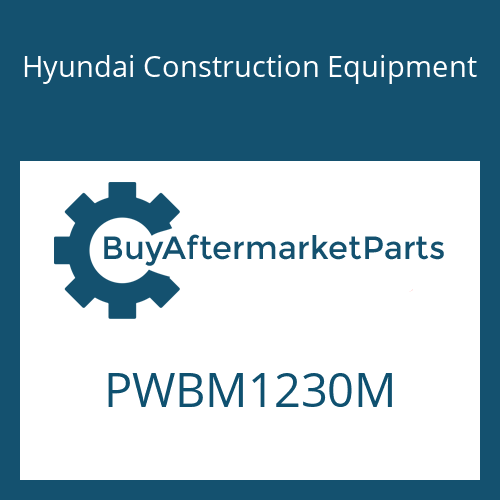 Hyundai Construction Equipment PWBM1230M - SCREW-HEX