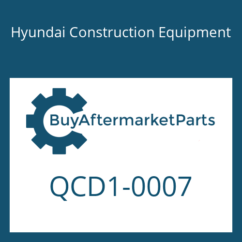 Hyundai Construction Equipment QCD1-0007 - 350-250-150 CARTON DOUBLE BOX