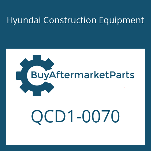 Hyundai Construction Equipment QCD1-0070 - 900-600-300 CARTON DOUBLE BOX