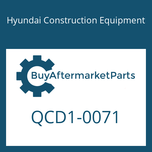Hyundai Construction Equipment QCD1-0071 - 600-150-100 CARTON DOUBLE BOX