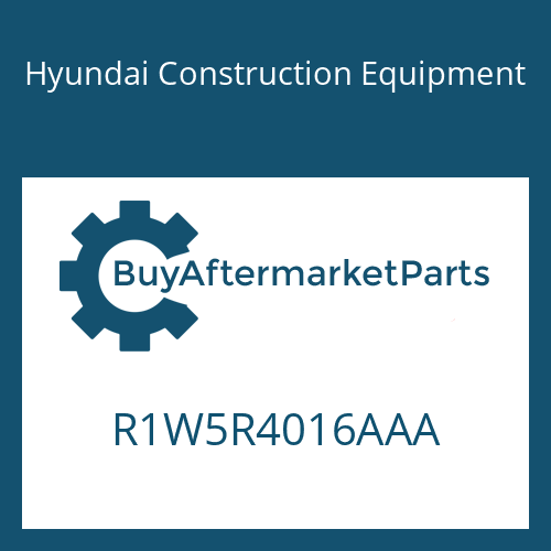 Hyundai Construction Equipment R1W5R4016AAA - BRAKE PUMP