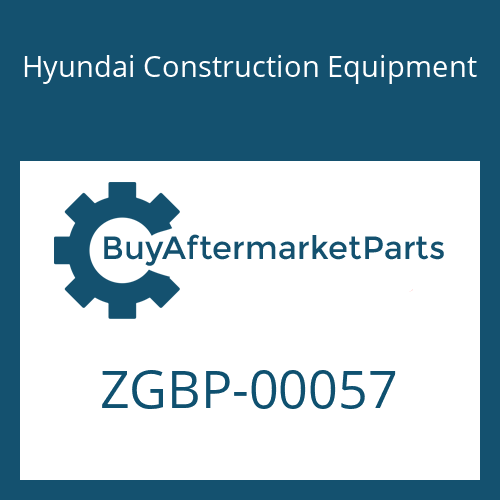 Hyundai Construction Equipment ZGBP-00057 - COVER-FLANGE