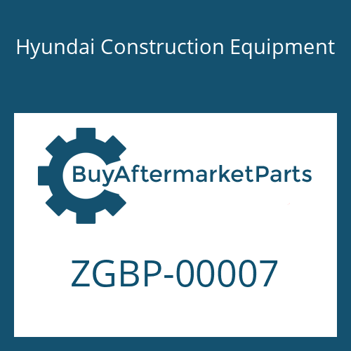 Hyundai Construction Equipment ZGBP-00007 - COVER-FLANGE