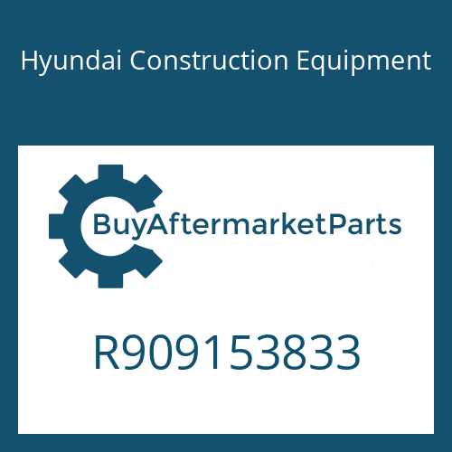 Hyundai Construction Equipment R909153833 - HEXAGON SCREW